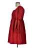 EXLURA Solid Red Casual Dress Size L - photo 5