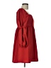EXLURA Solid Red Casual Dress Size L - photo 4