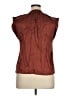 NATION LTD Solid Brown Sleeveless Blouse Size XL - photo 2
