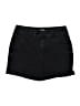 d.jeans Solid Black Denim Shorts Size 8 - photo 1