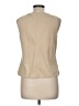 Kathy Ireland 100% Polyester Tan Sleeveless Blouse Size M - photo 2