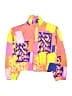 Barbie 100% Polyester Graphic Yellow Track Jacket Size L (kids) - photo 1