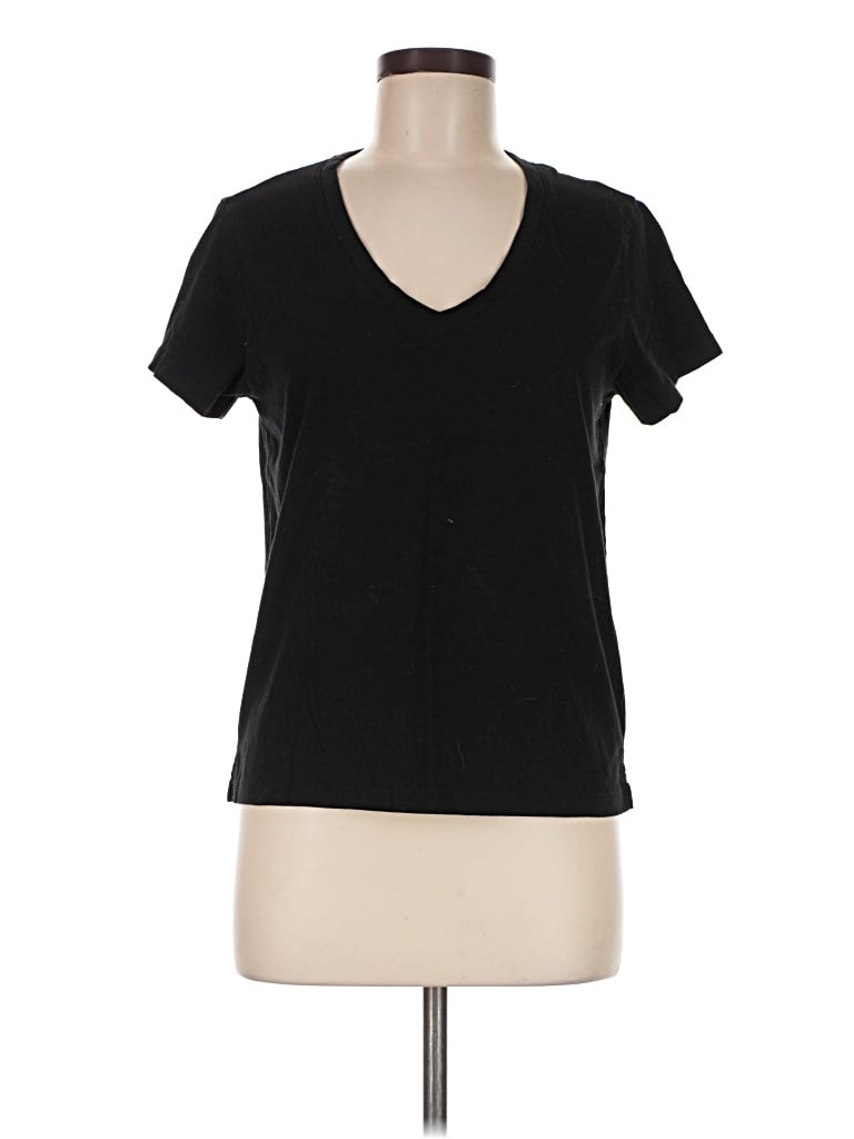 Pre-owned Free Assembly Short Sleeve T-shirt In Black