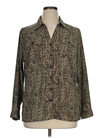 Notations Long Sleeve Blouse (view 1)