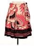 Worthington Print Red Casual Skirt Size 14 - photo 1