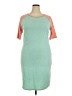 Lularoe Color Block Teal Casual Dress Size 24 - 26 - photo 1