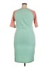 Lularoe Color Block Teal Casual Dress Size 24 - 26 - photo 2