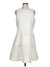 Ann Taylor 100% Polyester White Cocktail Dress Size 10 - photo 1