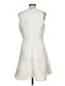 Ann Taylor 100% Polyester White Cocktail Dress Size 10 - photo 2
