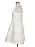 Ann Taylor 100% Polyester White Cocktail Dress Size 10 - photo 5