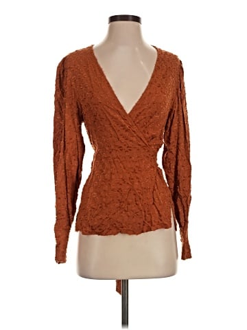 BCBGMAXAZRIA Long Sleeve Blouse (view 1)