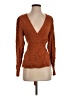 BCBGMAXAZRIA 100% Rayon Brown Long Sleeve Blouse Size XS - photo 1