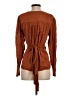BCBGMAXAZRIA 100% Rayon Brown Long Sleeve Blouse Size XS - photo 2