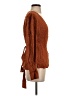 BCBGMAXAZRIA 100% Rayon Brown Long Sleeve Blouse Size XS - photo 4
