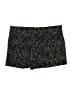 ALLSAINTS 100% Silk Animal Print Black Shorts Size 8 - photo 1