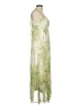 Line & Dot 100% Polyester Tie-dye Green Casual Dress Size M - photo 4