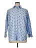 Talbots Polka Dots Blue Long Sleeve Button-Down Shirt Size 1X - photo 1