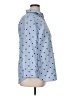 Talbots Polka Dots Blue Long Sleeve Button-Down Shirt Size 1X - photo 4