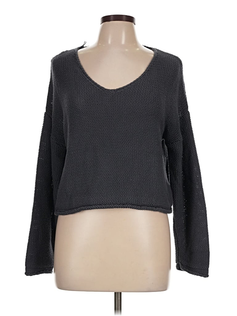 Pre-owned John & Jenn Pullover Sweater In Gray