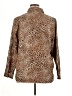 Studio Works Animal Print Brown Long Sleeve Button-Down Shirt Size XL - photo 2