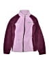 Columbia 100% Polyester Color Block Purple Track Jacket Size 14 - 16 - photo 1