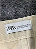 Zara Solid Yellow Khaki Shorts Size 4 - photo 3