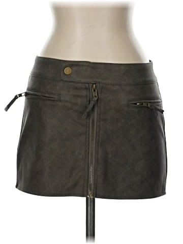 Edikted Faux Leather Skirt (view 1)