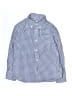 Crewcuts 100% Cotton Checkered-gingham Blue Long Sleeve Button-Down Shirt Size 4 - 5 - photo 1