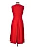 Halston Solid Red Cocktail Dress Size 10 - photo 2