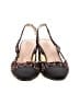 Unbranded Print Black Heels Size 8 1/2 - photo 2