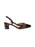 Unbranded Print Black Heels Size 8 1/2 - photo 1