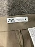 Zara 100% Lana Wool Solid Green Wool Pants Size XS - photo 7