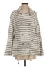 Left Coast by Dolan 100% Cotton Stripes Ivory Jacket Size S - photo 1