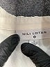 Nili Lotan 100% Polyester Ivory Long Sleeve Blouse Size L - photo 4
