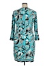 MICHAEL Michael Kors Graphic Teal Casual Dress Size 14 - photo 2