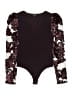 Express Burgundy Bodysuit Size XS - photo 1