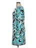 MICHAEL Michael Kors Graphic Teal Casual Dress Size 14 - photo 5