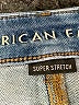 American Eagle Outfitters Solid Blue Jeans Size 10 - photo 4
