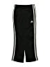 Adidas 100% Polyester Black Track Pants Size 7 - photo 1