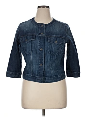 Old Navy 3/4 Sleeve Button-Down Shirt (view 1)