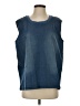 One by One Teaspoon Blue Sleeveless Top Size XXS - photo 1