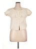 Assorted Brands Ivory Short Sleeve Blouse Size XL - photo 1