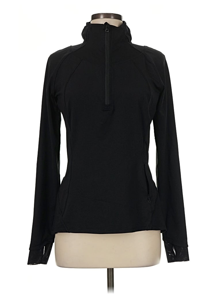 Pre-owned Lululemon Athletica Turtleneck Sweater In Black
