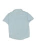 DKNY Stripes Blue Short Sleeve Button-Down Shirt Size 6 - photo 2