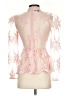 Eilly Bazar 100% Polyester Pink Long Sleeve Blouse Size S - photo 2