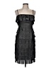 JS Collections Tweed Black Gray Cocktail Dress Size 6 - photo 1