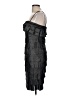 JS Collections Tweed Black Gray Cocktail Dress Size 6 - photo 5