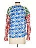 FARM Rio Blue Long Sleeve Blouse Size XXS - photo 2