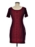 Mudd Graphic Burgundy Casual Dress Size M - photo 2