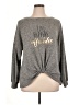 Joie De Vivre Metallic Gray Pullover Sweater Size 1X - photo 1